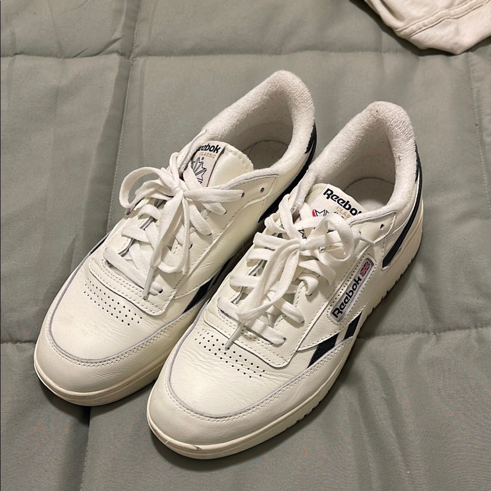 Reebok White and Black Sneakers